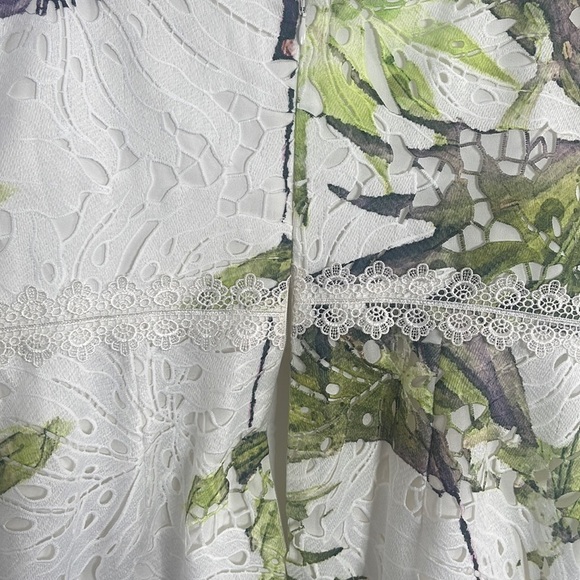 Nwot DRESS THE POPULATION Alea Dress Chartreuse Multi Size Large - Picture 8 of 9